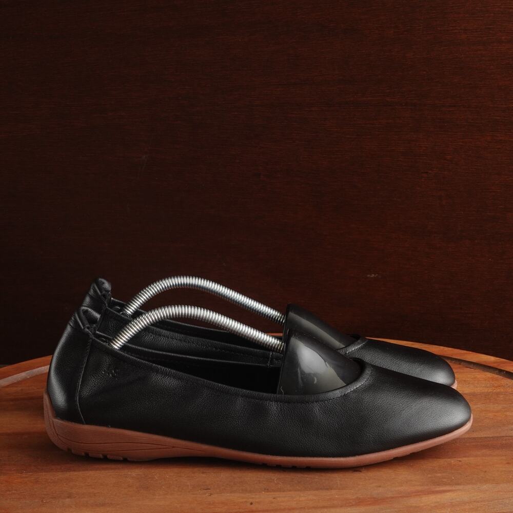 Josef Seibel Flat WMS SZ EU 40 US 9-9.5 BLK Fenja 01 Leather Ballet Comfort Shoe